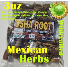 Osha Root, Bear Root, Ligusticum porteri, Porter’s licorice-root, Porter’s lovage, and mountain lovage